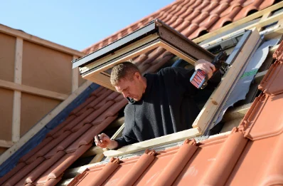 Pose de fenêtres de toit Velux à Athis
